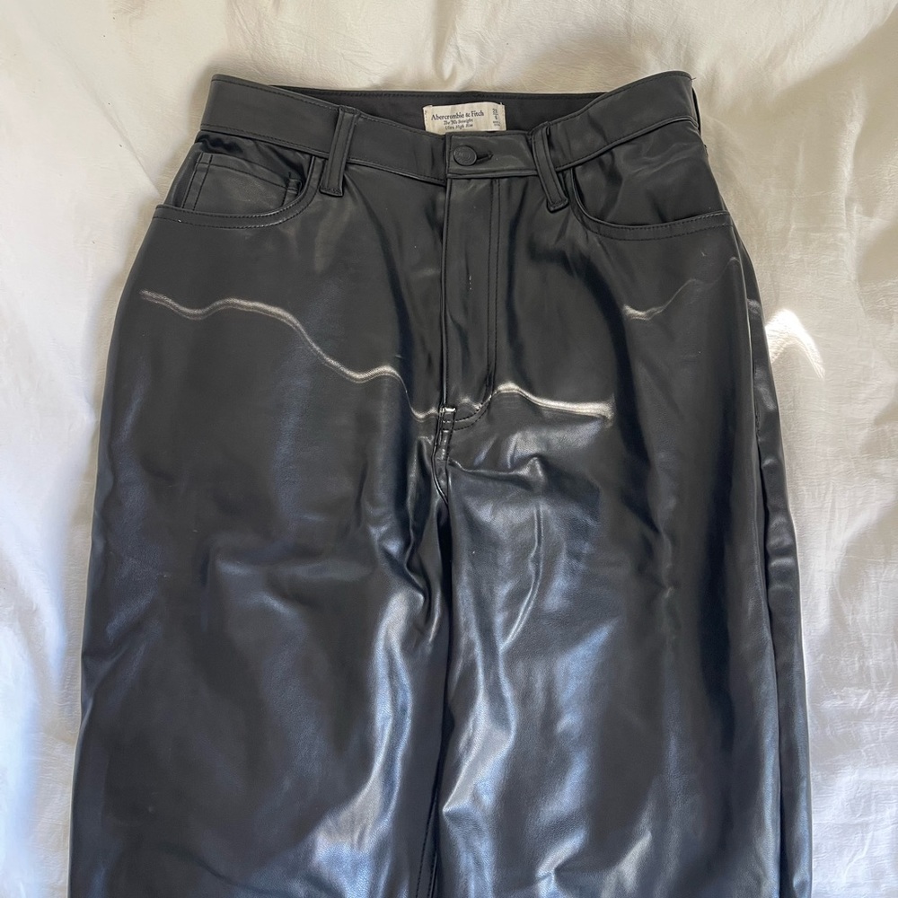 Abercrombie leather pants